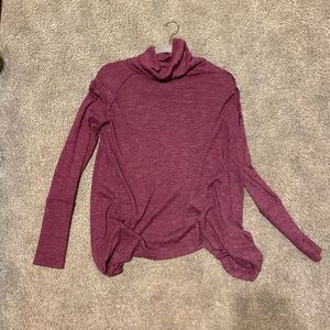 Split back turtleneck
